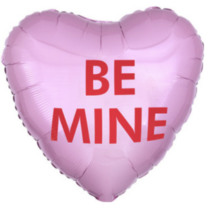 be mine heart balloon